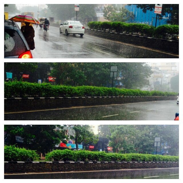 Anna Nagar rains from Cyclone Nada. Pic shot by Head-Shiva