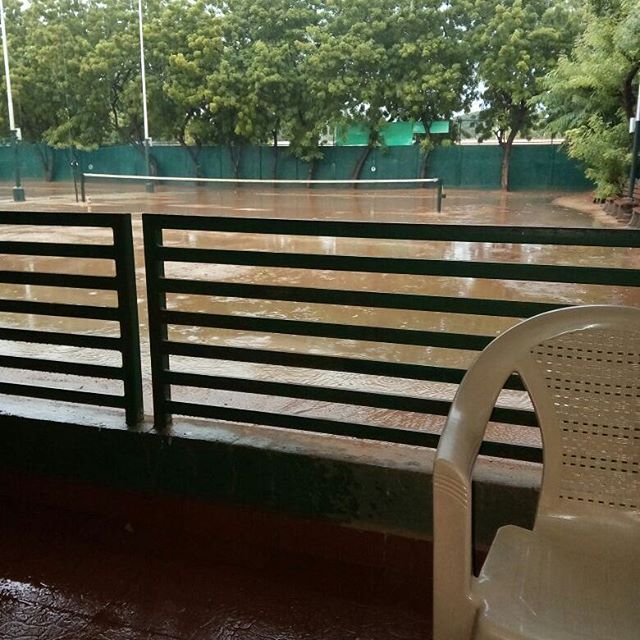 Scene at Nungambakkam Tennis Center. Posted by Sanjay