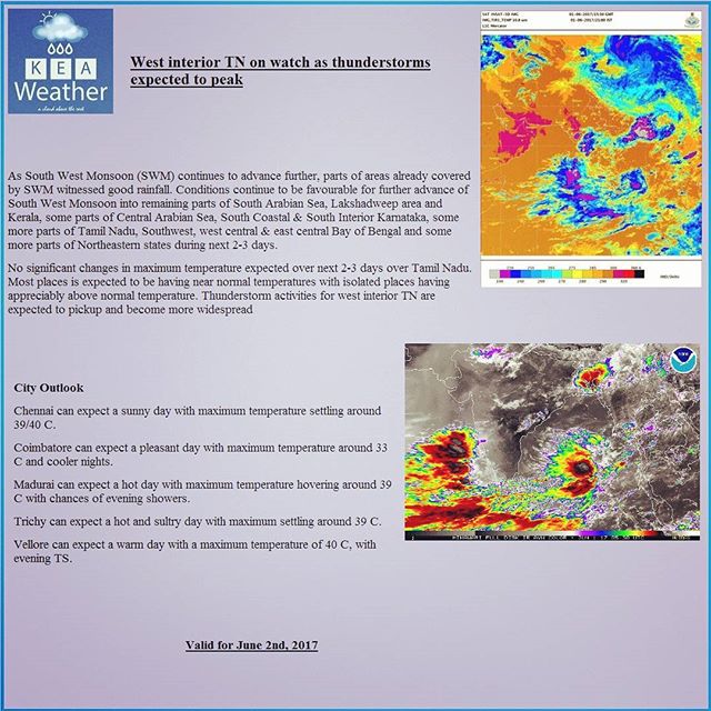 Kea forecast for June 2nd, 2017